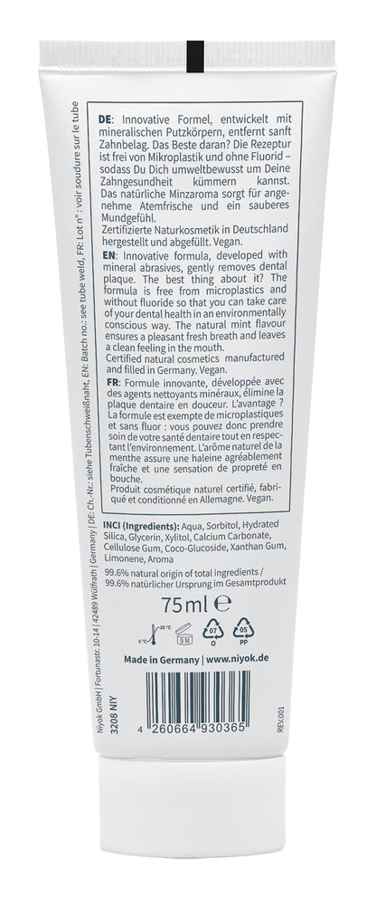 Niyok tandpasta Whitening mint 75.00 Milliliter