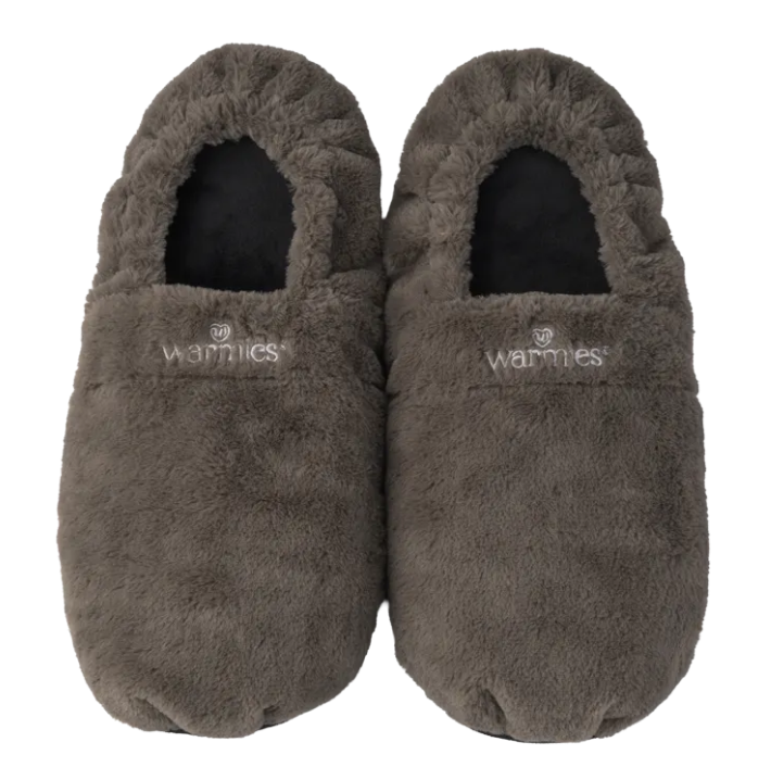 Warmies Slippies grijs 41-45 1.00 Stuks