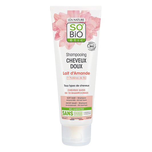 So Bio Etic Soft Hair Shampoo with Almond and rice 250.00 Milliliter