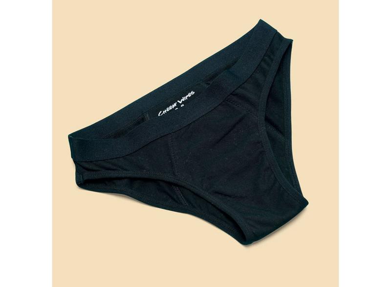 Cheeky Wipes Menstruatie ondergoed Feeling Sporty zw maat 36-38 1.00 Stuks