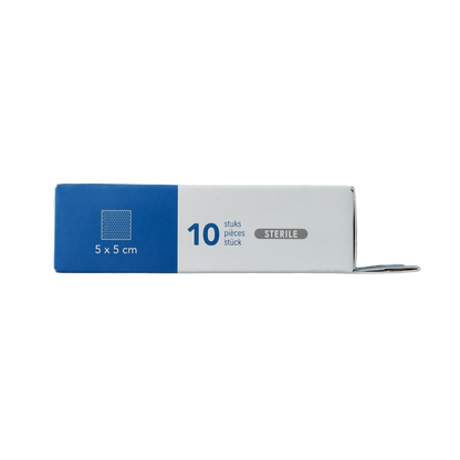 Heka Kompres non-woven 5 x 5cm steriel 10.00 Stuks
