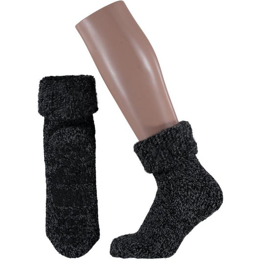 Apollo Slofsok anti slip unisex zwart 39-42 1 Paar