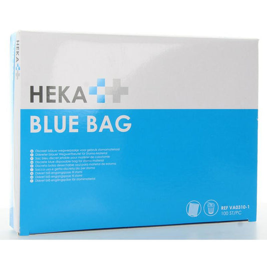 Heka Bluebag stoma afvalzakje niet steriel 100 Stuks