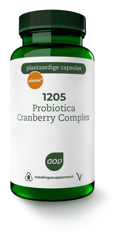 AOV 1205 Probiotica cranberry complex 60.00 Vegetarische capsules