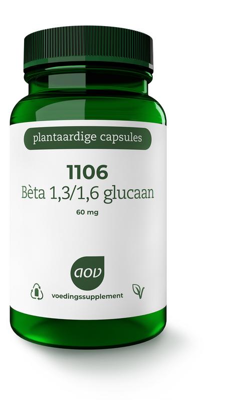 AOV 1106 Beta 1.3 glucaan 60 Vegetarische capsules