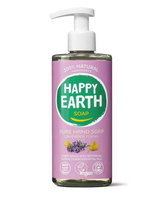 Happy Earth Pure hand soap lavender ylang 300.00 Milliliter