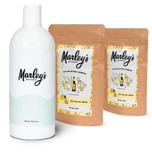 Marley's Amsterdam Pakket 2x bier & wierook shampoo 1 Set