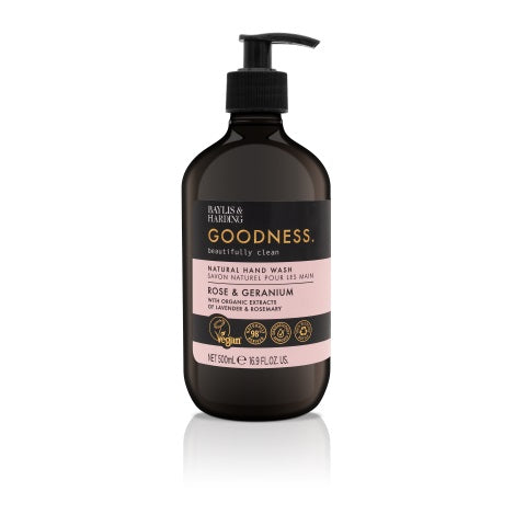 Baylis & Harding Hand wash goodness rose & geranium 500 Milliliter