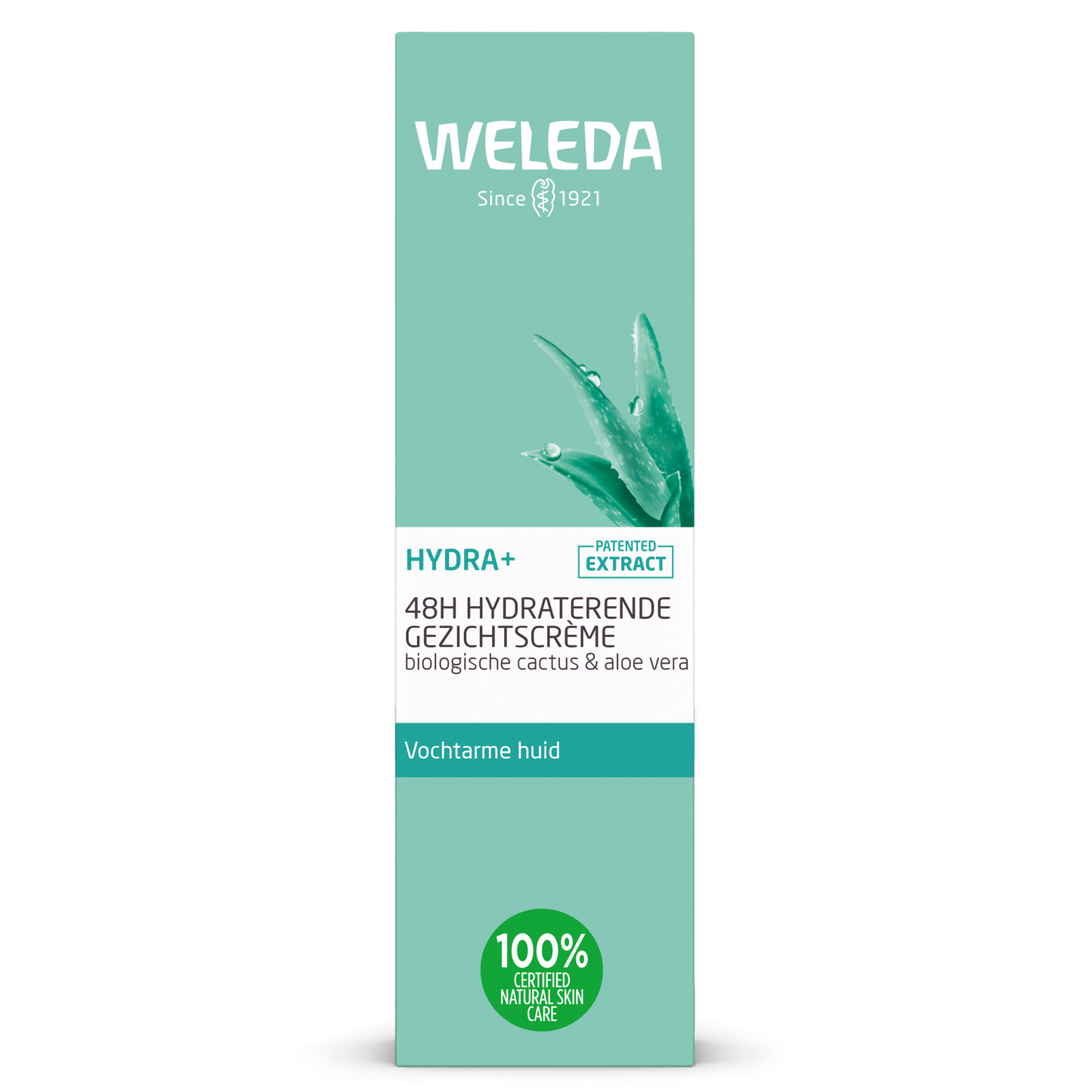 Weleda Hydra+ 48h gezichtscreme hydraterende 30.00 Milliliter