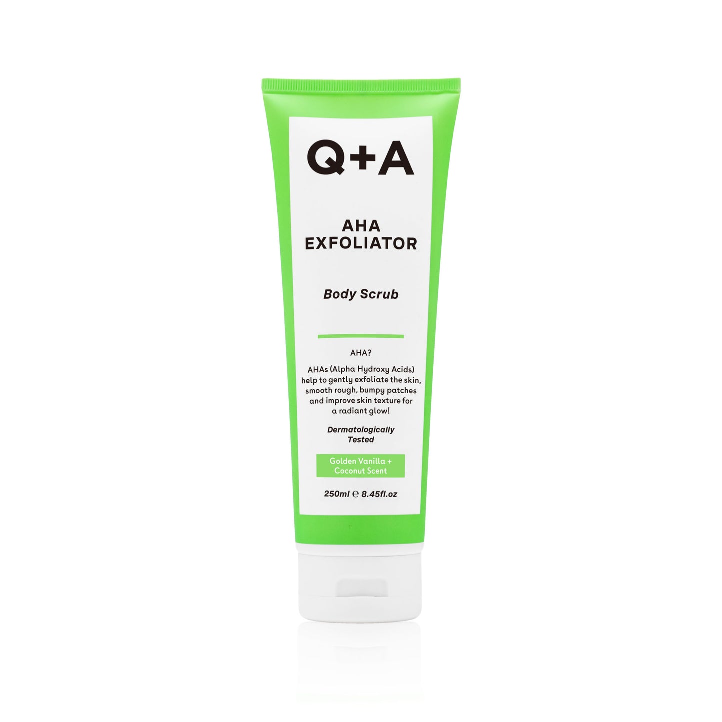 Q+A Bodyscrub aha exfoliator 250.00 Milliliter