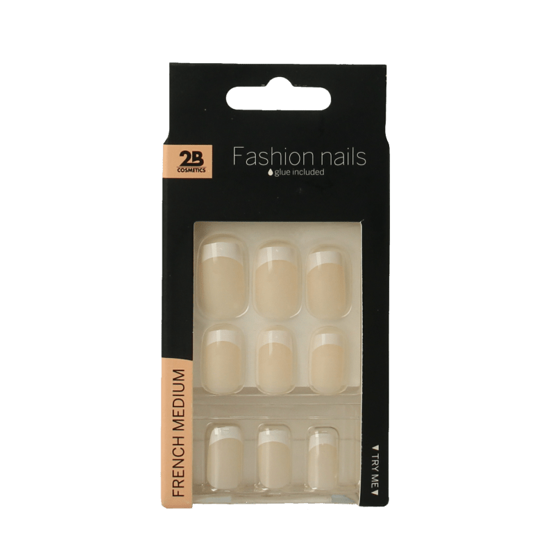 2B Nails french medium 24 Stuks - DrogistWereld