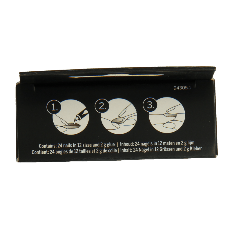 2B Nails natural square 24 Stuks - DrogistWereld