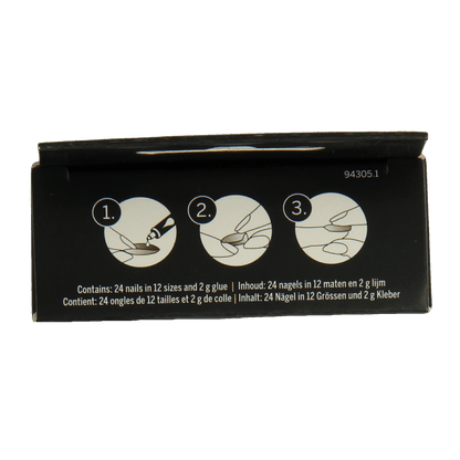 2B Nails natural square 24 Stuks - DrogistWereld