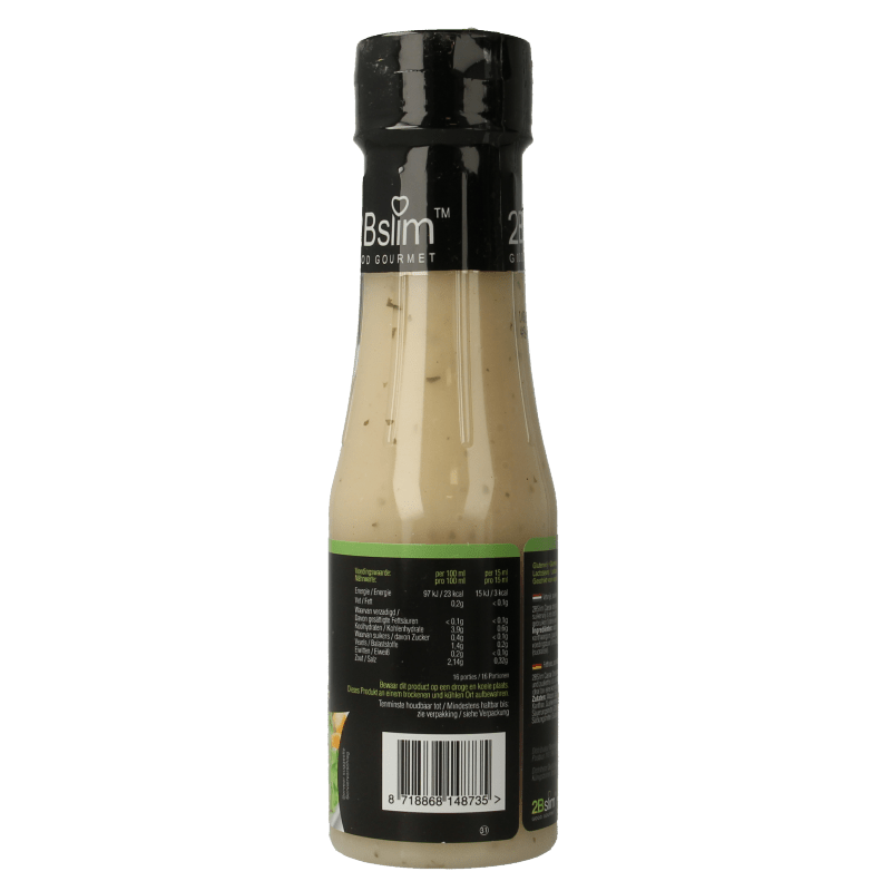 2bslim Caesar dressing 250 Milliliter - DrogistWereld