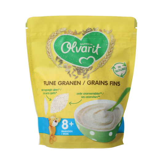 Olvarit Ontbijtpap fijne granen 8+ maanden 200 Gram