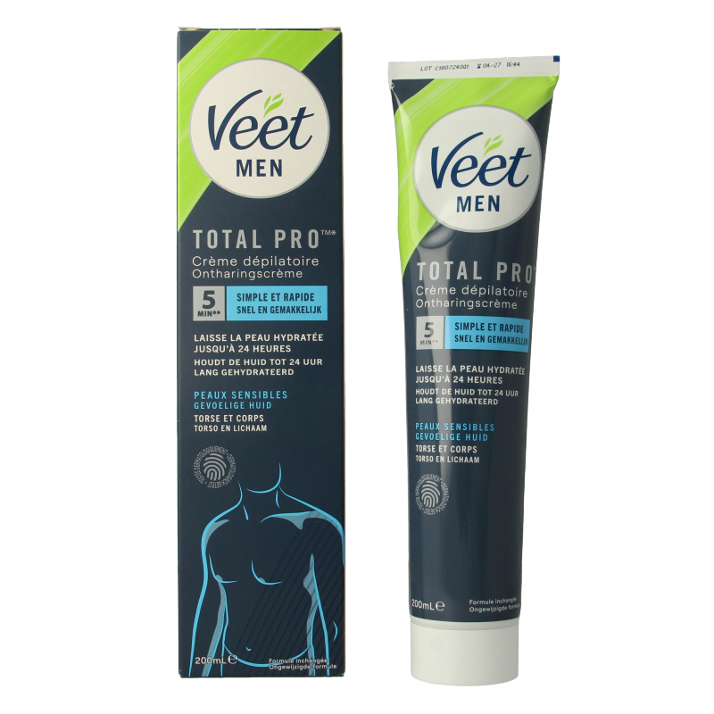 Veet Men ontharingscreme sensitive 200 Milliliter