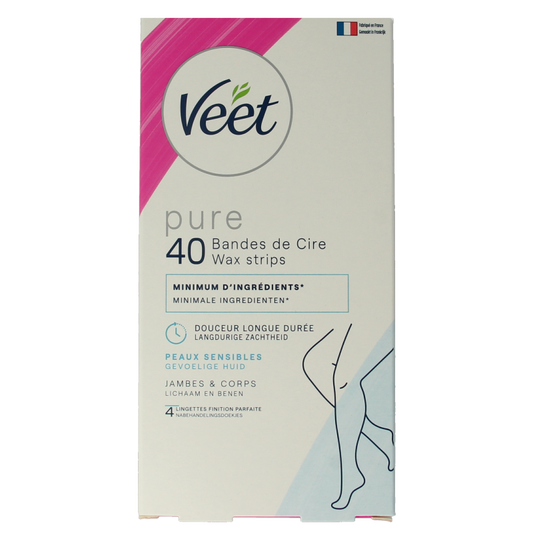 Veet Minima waxstrip benen 40 Stuks