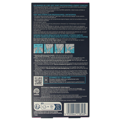 Veet Expert koude waxstrips been sensitive 40 Stuks