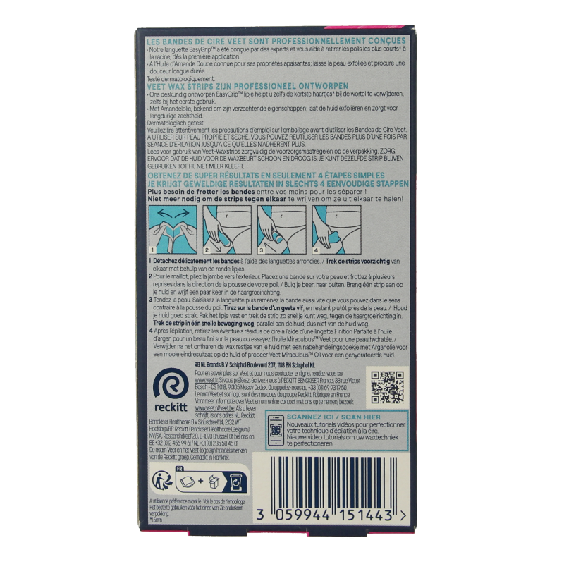 Veet Expert koude waxstrips bikini 16 Stuks