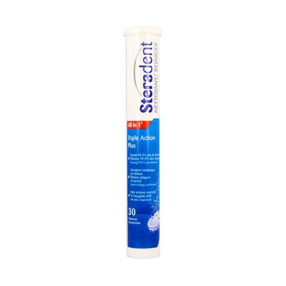 Steradent Triple action plus 30.00 Stuks