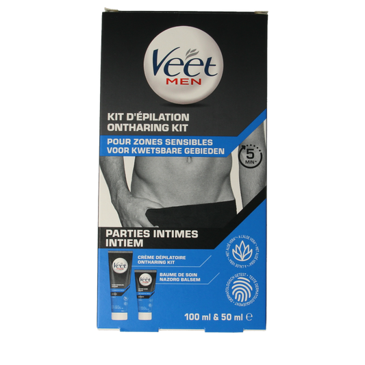 Veet Men hair removal kit intimate body parts 150 Milliliter