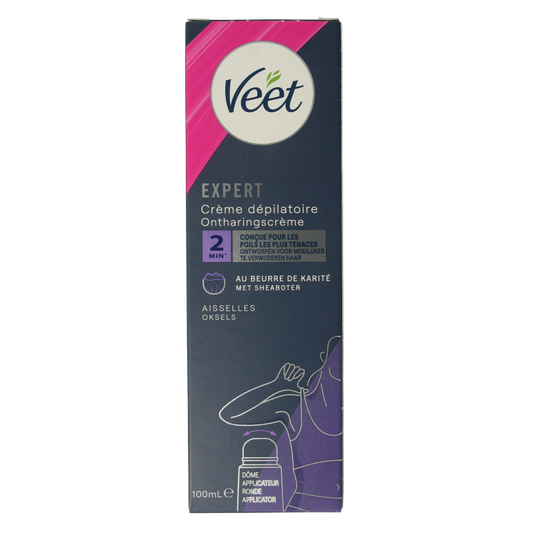 Veet Expert ontharingscreme oksels 100 Milliliter