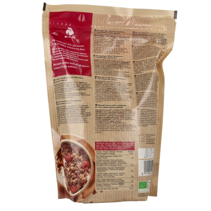 Favrichon Framboos & chocolade crunchy muesli 375 Gram