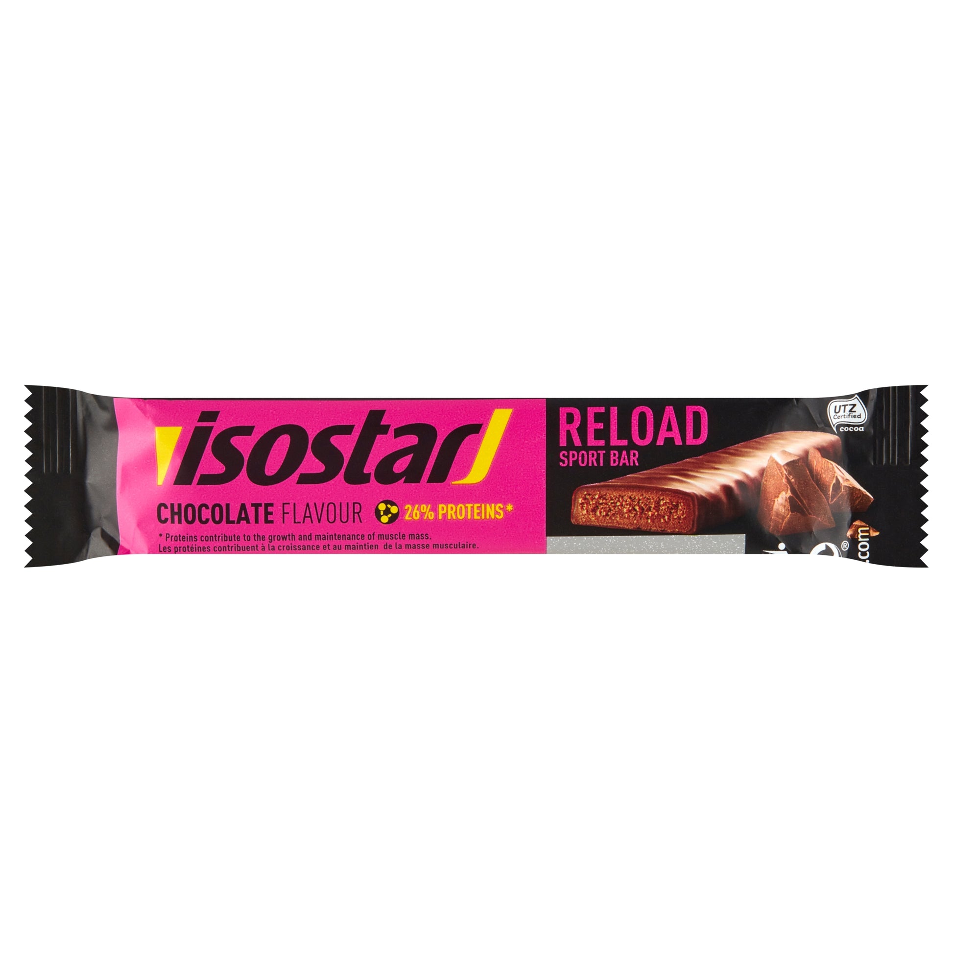 Isostar Op=Op Reload sport bar chocolate 40.00 Gram