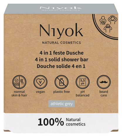 Niyok 4 in 1 all in one athletic grey 80.00 Gram