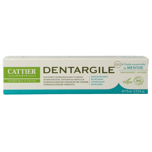 Cattier Tandpasta munt 75 Milliliter