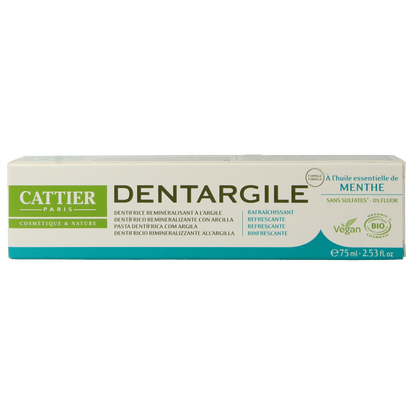 Cattier Tandpasta munt 75 Milliliter