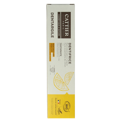 Cattier Tandpasta citroen 75 Milliliter