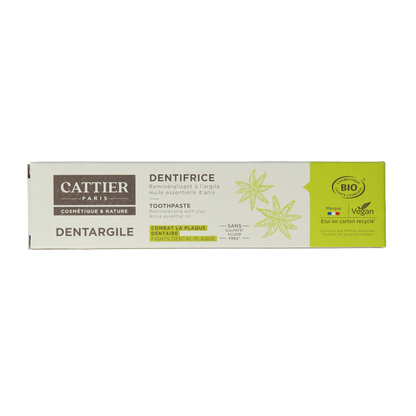 Cattier Tandpasta anijs 75 Milliliter