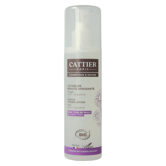 Cattier Kalmerende lotion rose chamomile  200 Milliliter