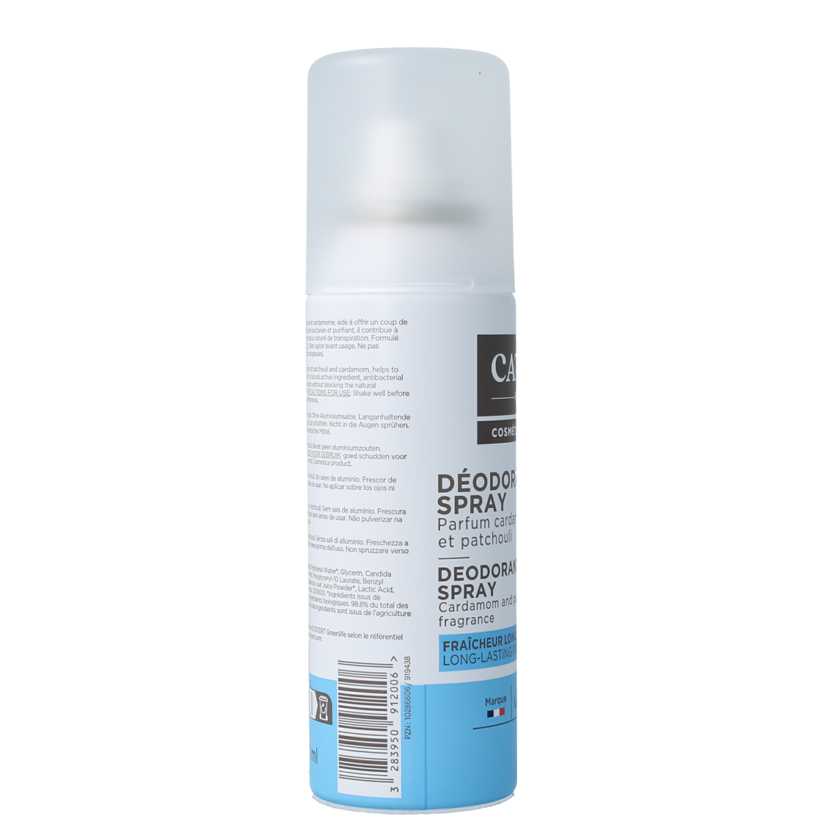 Cattier Deodorant spray cardamom patchouli 100.00 Milliliter