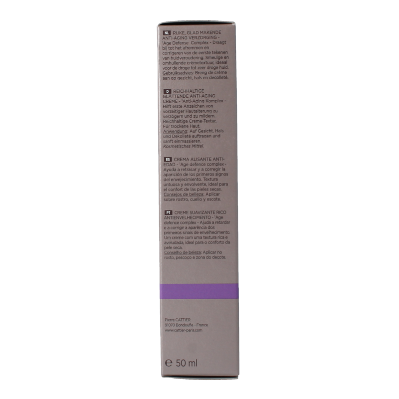 Cattier Anti rimpel verzorging droge huid 50 Milliliter