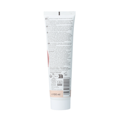 Cattier Roze klei masker aloe 100.00 Milliliter