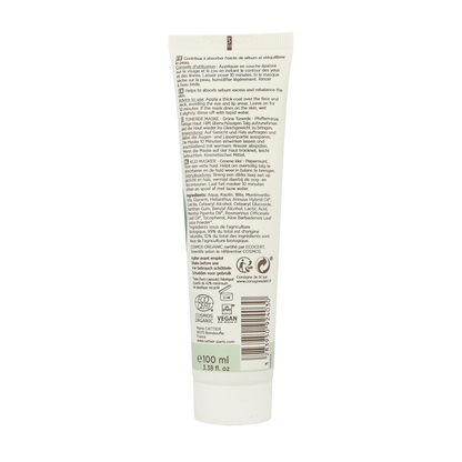Cattier Groene klei masker munt 100.00 Milliliter
