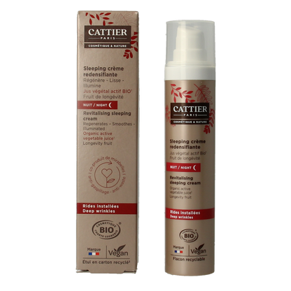Cattier Nachtcreme revitaliserend 50 Milliliter