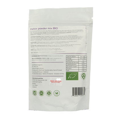 Wild Irish  Detox zeewier poeder mix bio 225.00 Gram