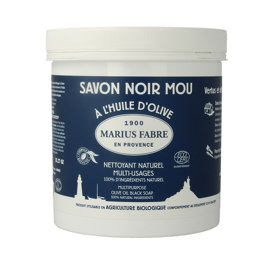 Marius Fabre Savon noir lavoir zwarte zeep pot 1 Kilogram