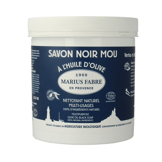 Marius Fabre Savon noir lavoir zwarte zeep pot 1.00 Kilogram