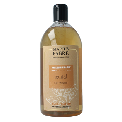 Marius Fabre Zeep sandelhout navulling 1.00 Liter