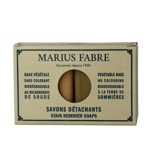 Marius Fabre Marseille vlekkenzepen voor donkere en witte was 2 Stuks