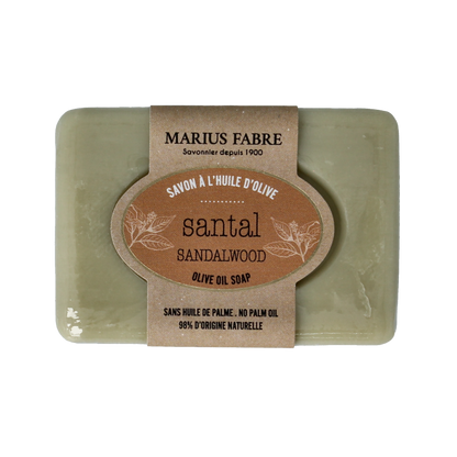 Marius Fabre Zeep sandelhout olijfolie 100 Gram