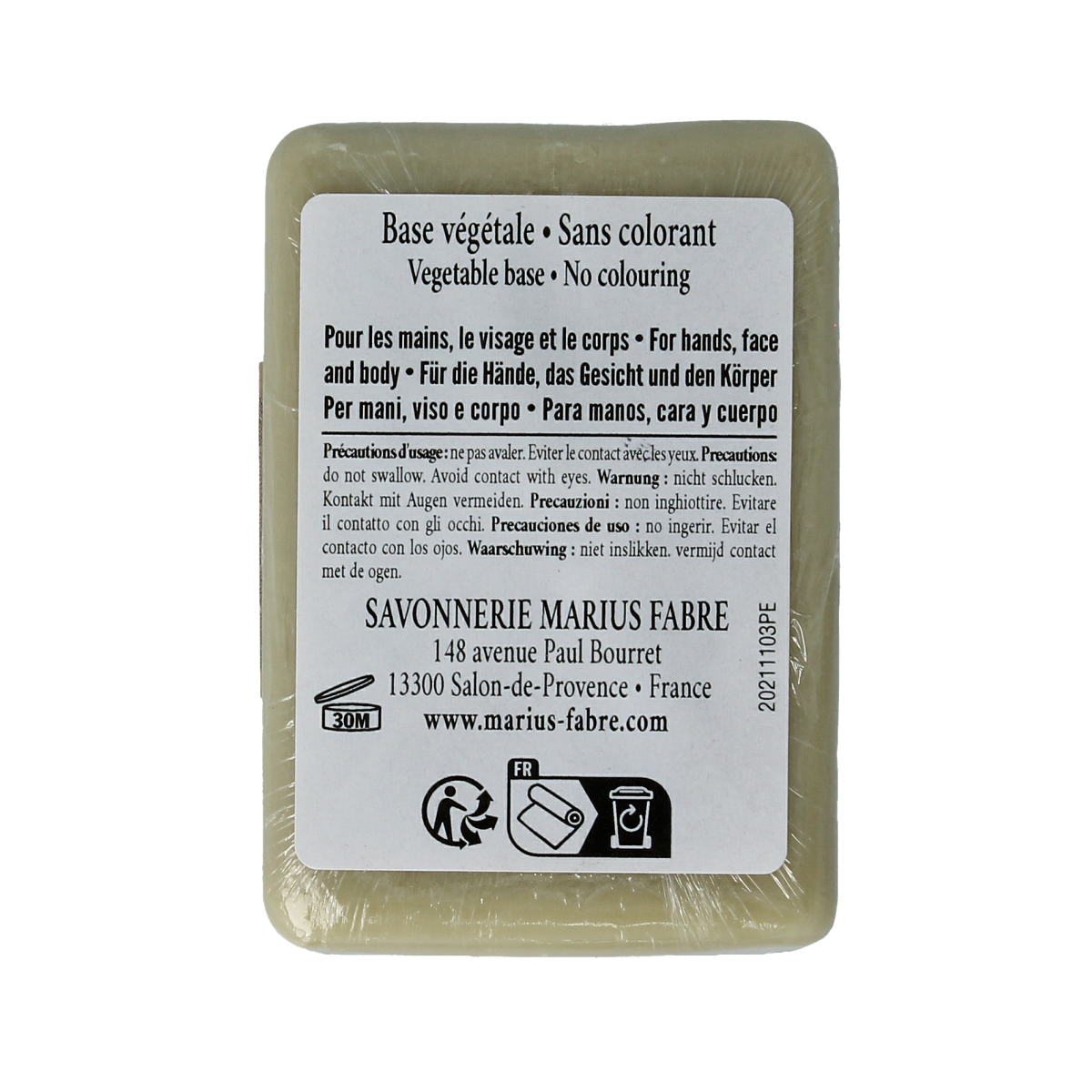 Marius Fabre Zeep sandelhout olijfolie 100.00 Gram