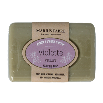 Marius Fabre Zeep viooltjes met olijfolie 100 Gram