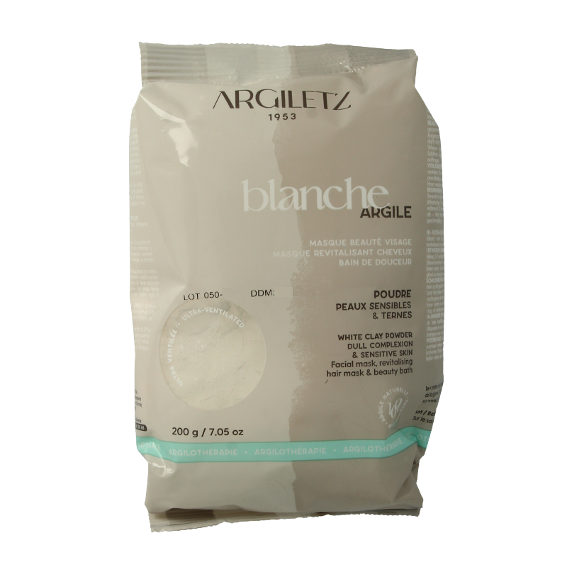 Argiletz Klei superfijn wit 200 Gram