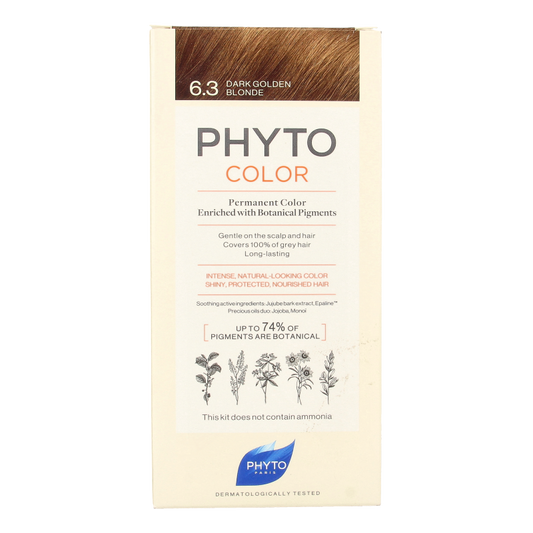 Phyto Paris Phytocolor blond fonce dore 6.3 1 Stuks
