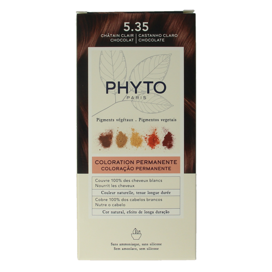 Phyto Paris Phytocolor collection 5.35 chatain clair chocolat 1 Stuks